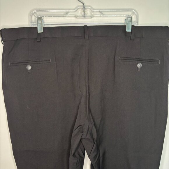 BERT PULITZER Men's Dress Pant Black 42X30 Slash Pocket Stretch - Picture 2 of 6